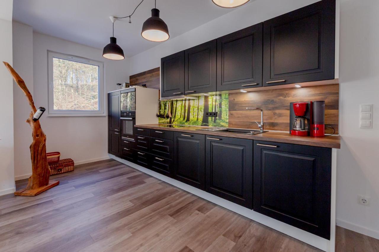 Ferienwohnung Waldloft ゼリン エクステリア 写真